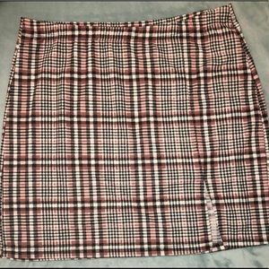 Plaid skirt